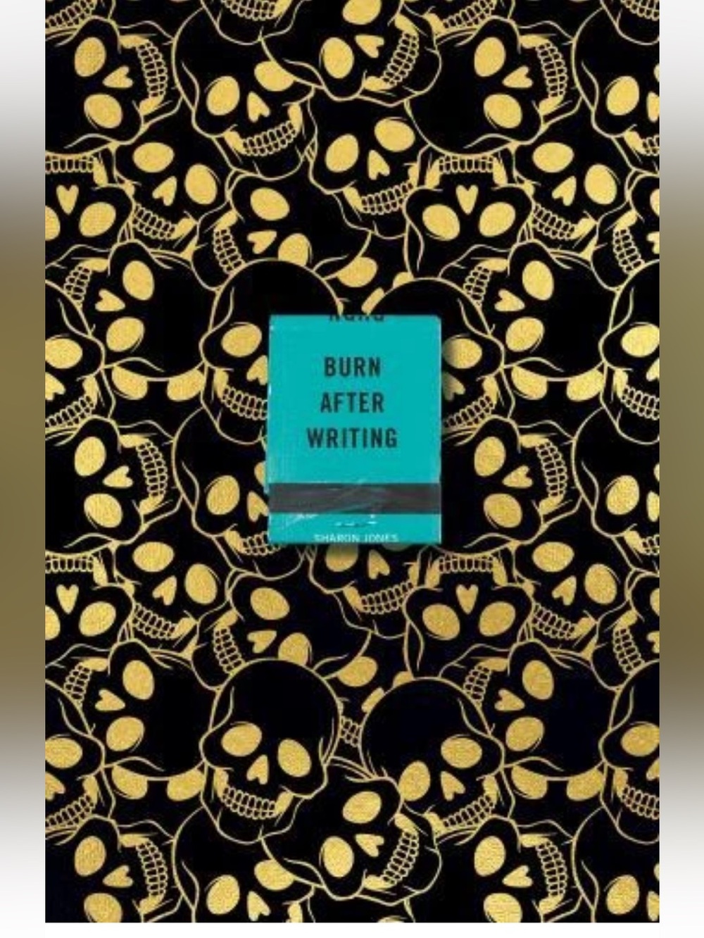 Burn After Writing by Sharon Jones, Skulls, 160 page paperback personal journal!